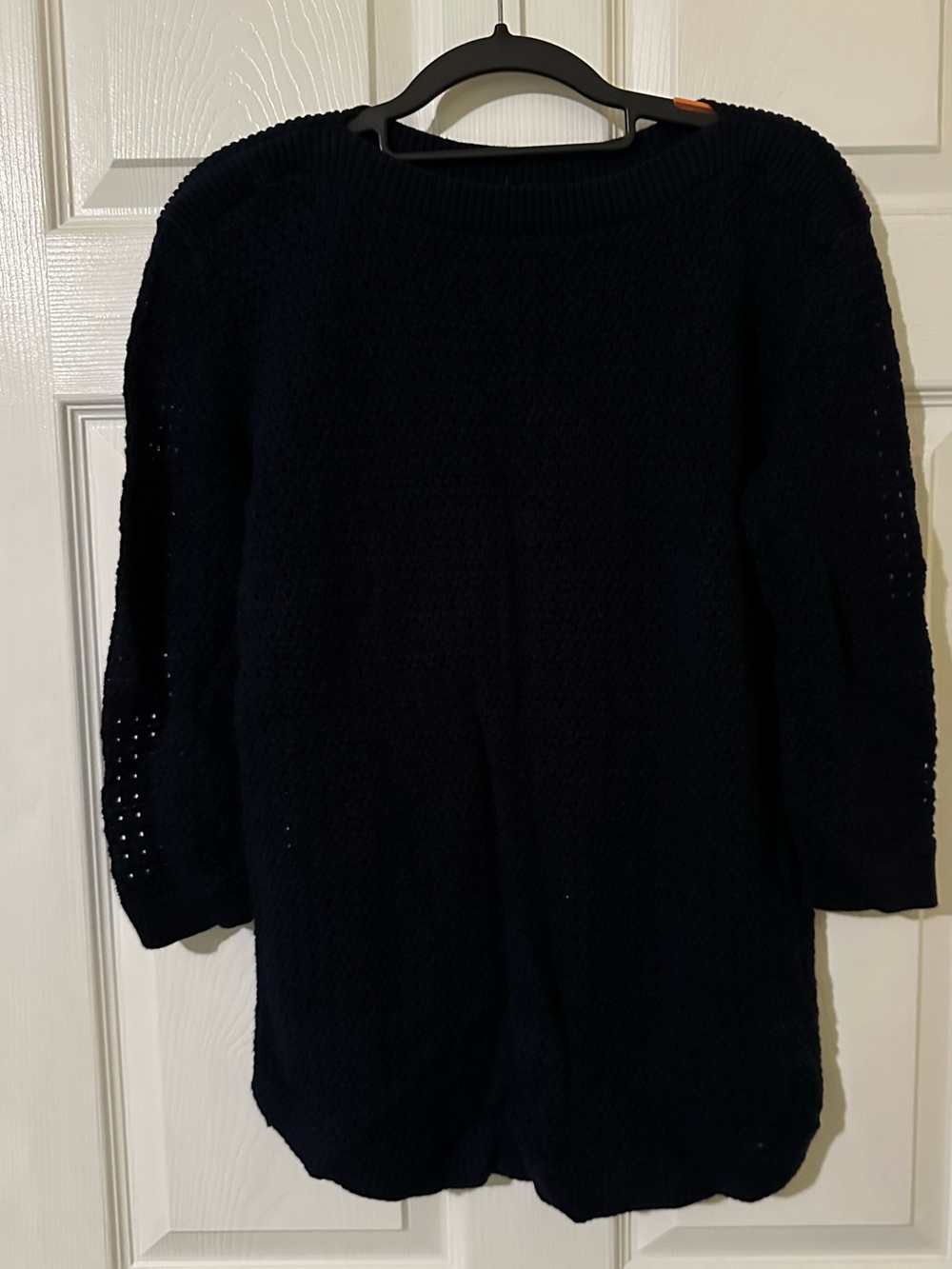 Tommy Hilfiger Navy Crew Neck Knit Sweater